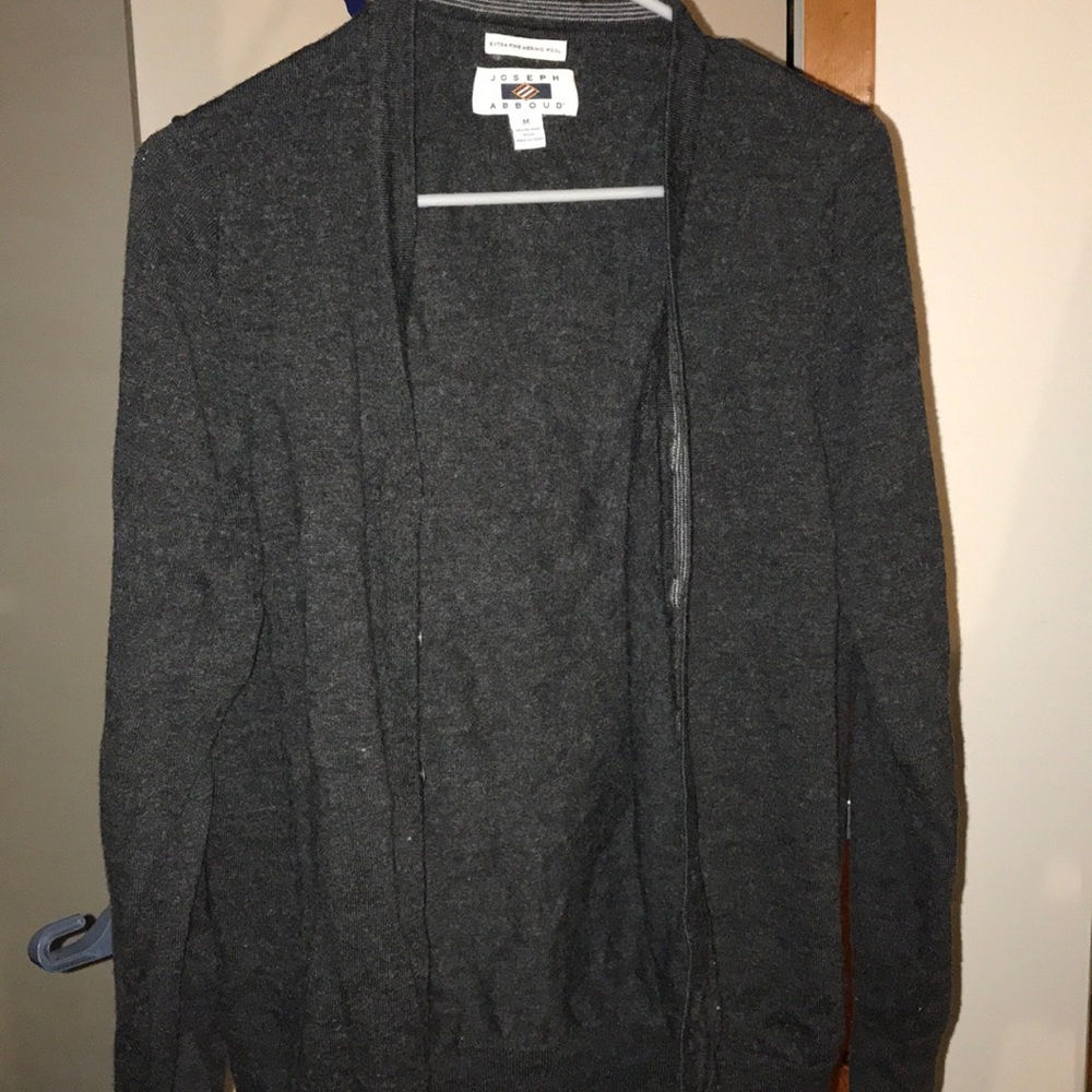 Charcoal - Wool Cardigan